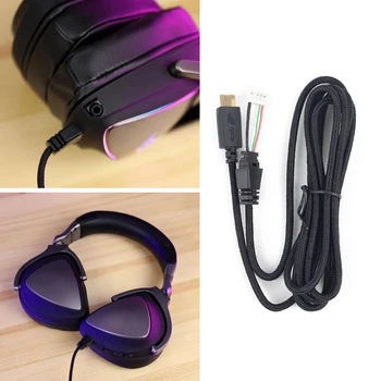 Кабел, слушалки, кабели, гола носа и горната част на кабела, Линия за ASUS ROG Delta USB-C, детска слушалка B