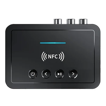 Настолен цифров дисплей, NFC Bluetooth адаптер, Bluetooth 5,0 Аудиопередатчик Приемник, FM 3 В 1 Bluetooth адаптер