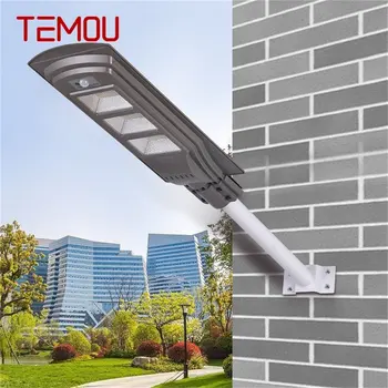 TEMOU Слънчев, с монтиран на стената лампа, Външен LED Водоустойчива IP65 Модерен Вътрешен двор, градина, индукция на улично осветление на човешкото Тяло, за дома, градината на верандата