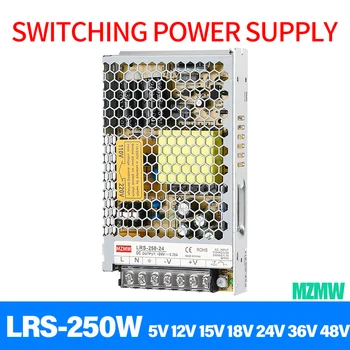 250 W Импулсно захранване 110/220 v променлив ток в ПОСТОЯНЕН 5 В 12 15 18 24 36 48 с един Изход ДЗПО LRS-250-12 led Драйвер за LRS-250-24