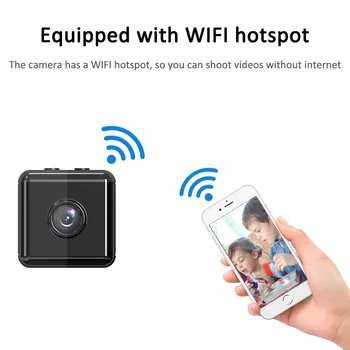 HD WIFI Камера 1080P Безжична IP Камера Със Зарядно Кабел TCP/IP HTTP UDP IP Камера HD ИН CAM APP Мини Камера за Видеонаблюдение