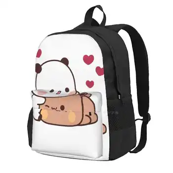 Панда Мечка прегръдки любов Лидер на продажбите, раница, модни чанти Bubu Dudu Bubu и Dudu Прегръдка Animals, забавни медвежата, сладка панда
