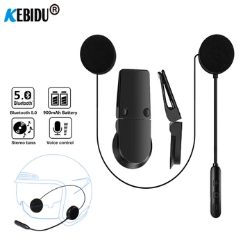 Мото Каска с Bluetooth 5,0 Безжичен високоговорител Стерео слушалки Каска слушалки Слушалки за мотоциклетни шлем MP3 Високоговорител Предизвикателство музика