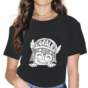 Arale is love Дамски дрехи Dr Криза Norimaki Arare Дамски тениски с изображение на анимационни филми и аниме Реколтата, свободни топове и тениски за момичета