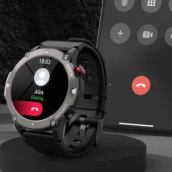 Най-новите Спортни Смарт часовници с Bluetooth-Разговори, 300 ма, Голяма Батерия, Монитор на Сърдечната Честота, на Кислород в Кръвта, IP67, Водоустойчива Мъжки Умен Часовник