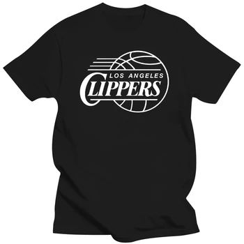 LA Clippers - Черна тениска Fan Lob City Баскетбол Лос Анджелис, Всички Размери S-3XL, Блузи в стил Харадзюку, Модерен Класически Уникална тениска