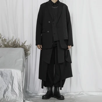 През пролетта 2023 година нов мъжки костюм diablo yamamoto вятър от специализирани дизайнери, ватиран свободен малък яке