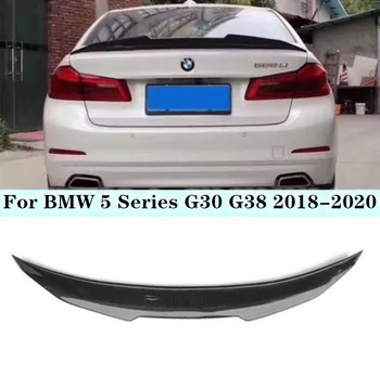 Подходящи за BMW Серия 5 G30 G38 2018 2019 2020 2021 2022 Висококачествени въглеродни влакна Заден Спойлер на Багажника, Сплитери Крило