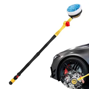 Универсална четка за миене на автомобили, въртяща се на 360 градуса, телескопична четка с дълга дръжка, мека синельная метла за по-лесно измиване на автомобила