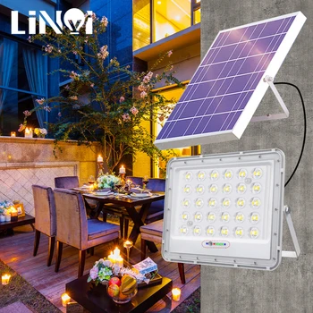 Led монтиране на лампата се захранва от слънчева Батерия Super Bright Light Outdoor Водоустойчив IP66 за градина, двор, улица, Тераси, Ограда на двора, степени