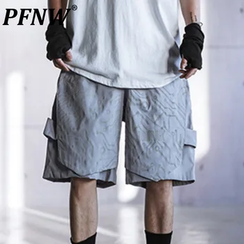 Darkwear PFNW мода пролет лято Мъжки експозиции на Главната улица свободни къси панталони за модерен външен приток на печат панталони 12Z1139